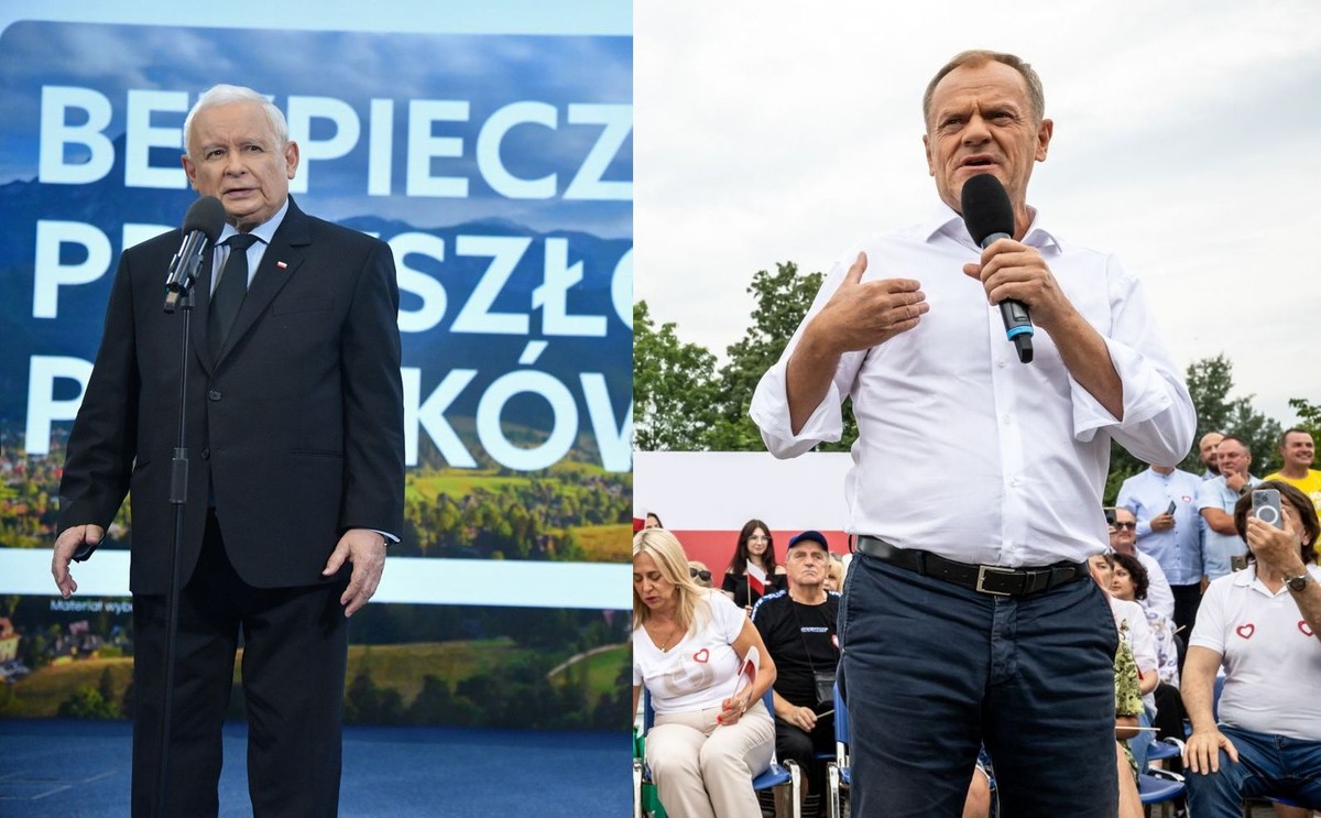 Jarosław Kaczyński i Donald Tusk