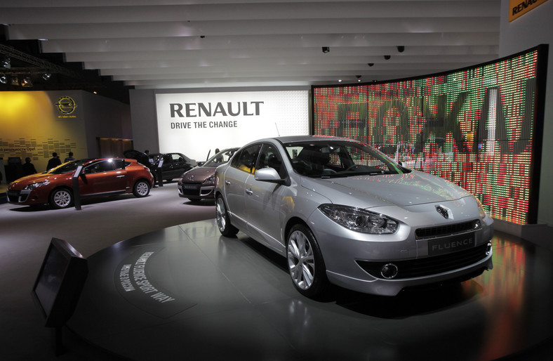 Międzynarodowy Salon Samochodowy w Moskwie 2010 – Renault Fluence. Fot: Alexander Zemlianichenko Jr/Bloomberg
