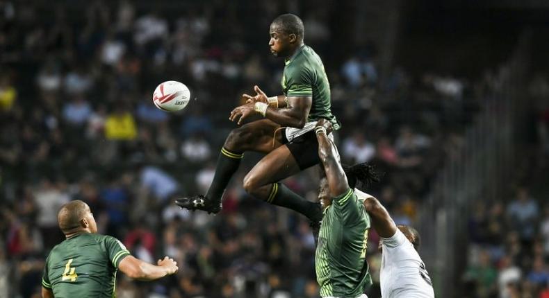 Fiji beat South Africa 22-0 in Hong Kong but now trail the Blitzbokke 25 points in the World Rugby Sevens Series