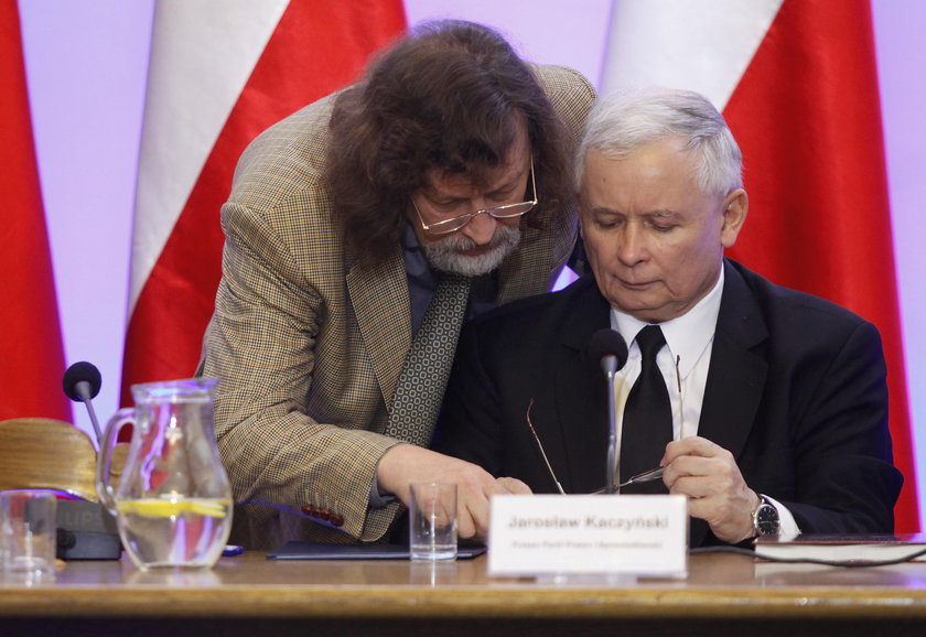 Jan Maria Tomaszewski i Jarosław Kaczyński