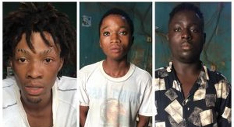 Police arrest 3 suspects for alleged rape, forceful initiation of girl into cult group 