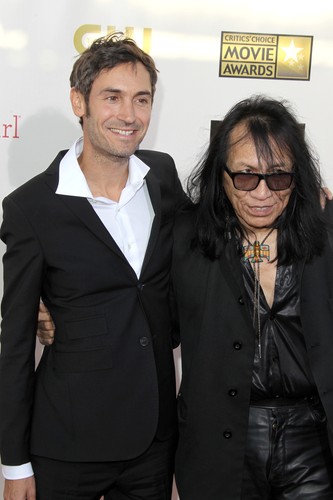 Malik Bendjelloul i Sixto Rodriguez na gali Critics' Choice Movie Awards 2013 w Santa Monica