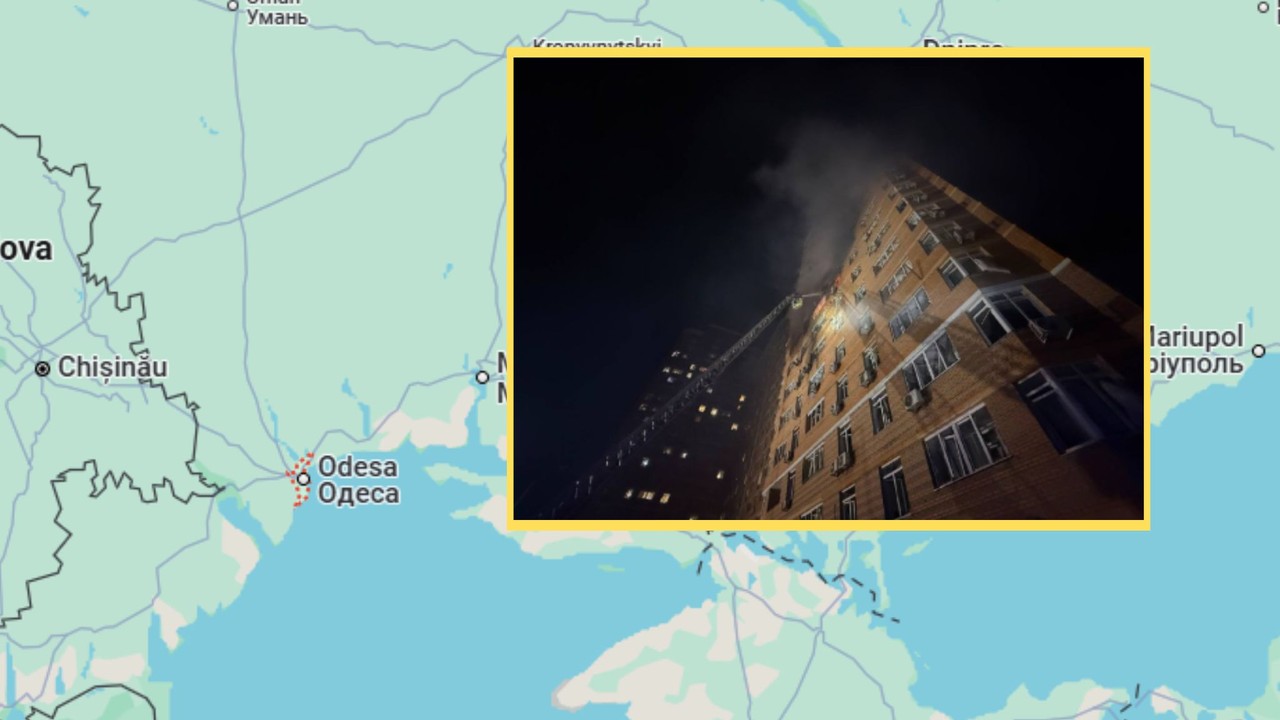 Nocny atak rosyjskich dronów na Odessę. Są ranni