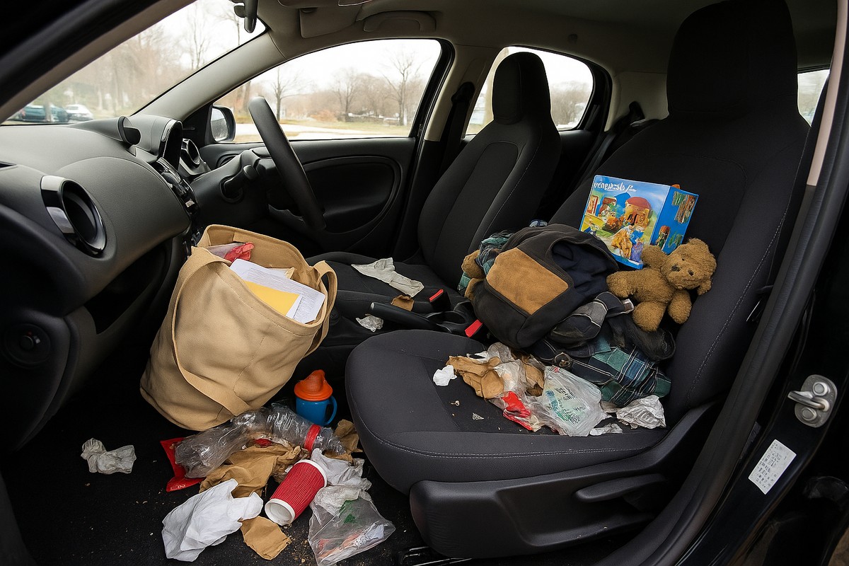 Bałagan w samochodzie