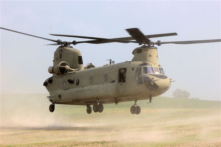 Amerykańskie śmigłowce lądowały niedaleko Gruty (fot. www.gruta.pl)