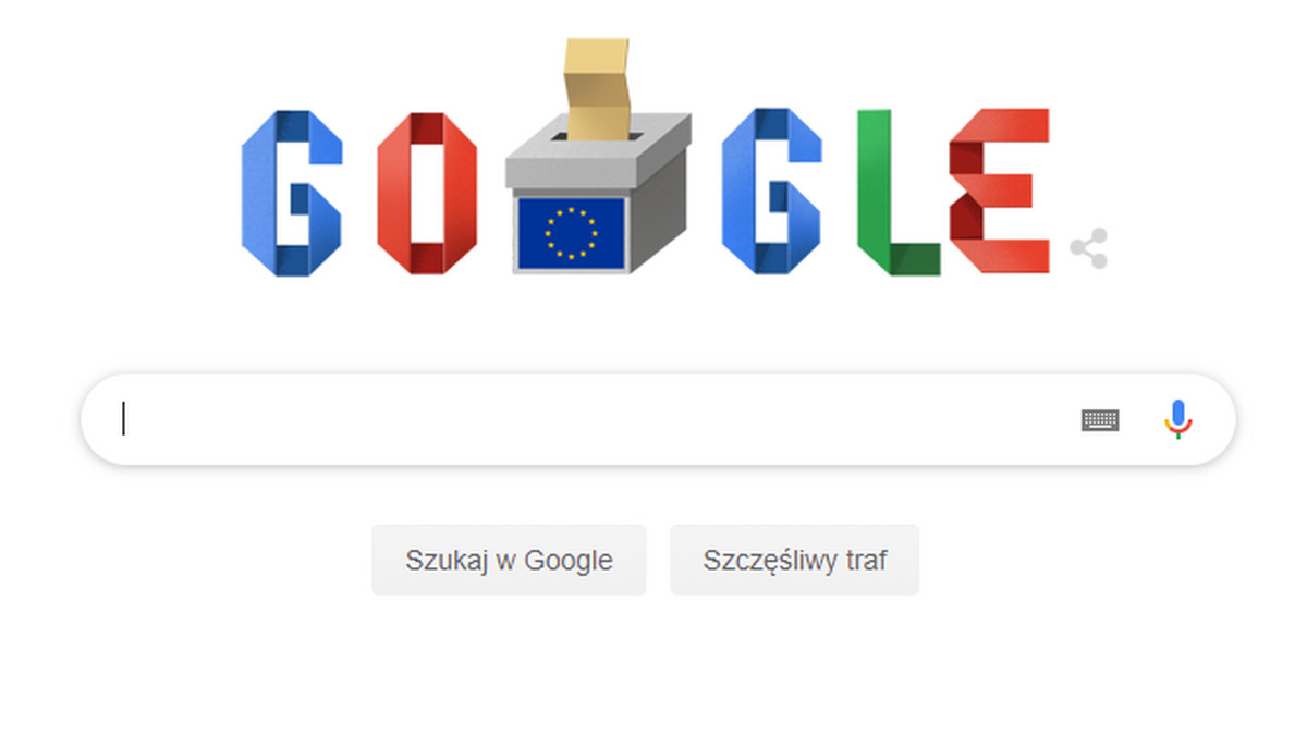 Wybory do UE - jak głosować. Google Doodle przypomina