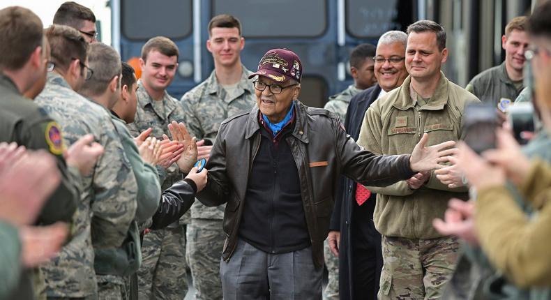 Tuskegee Airman Col. Charles McGee