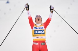 PŚ w biegach: Johaug najlepsza ze startu wspólnego w Falun