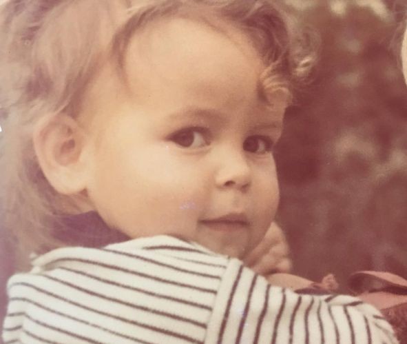 Anna Mucha w dzieciństwie