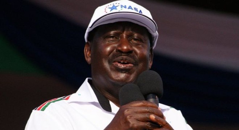 Nasa leader Raila Odinga.