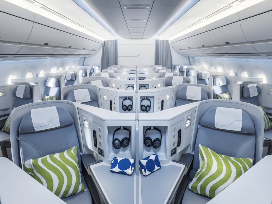 Tak wygląda klasa biznes w Airbusie A350