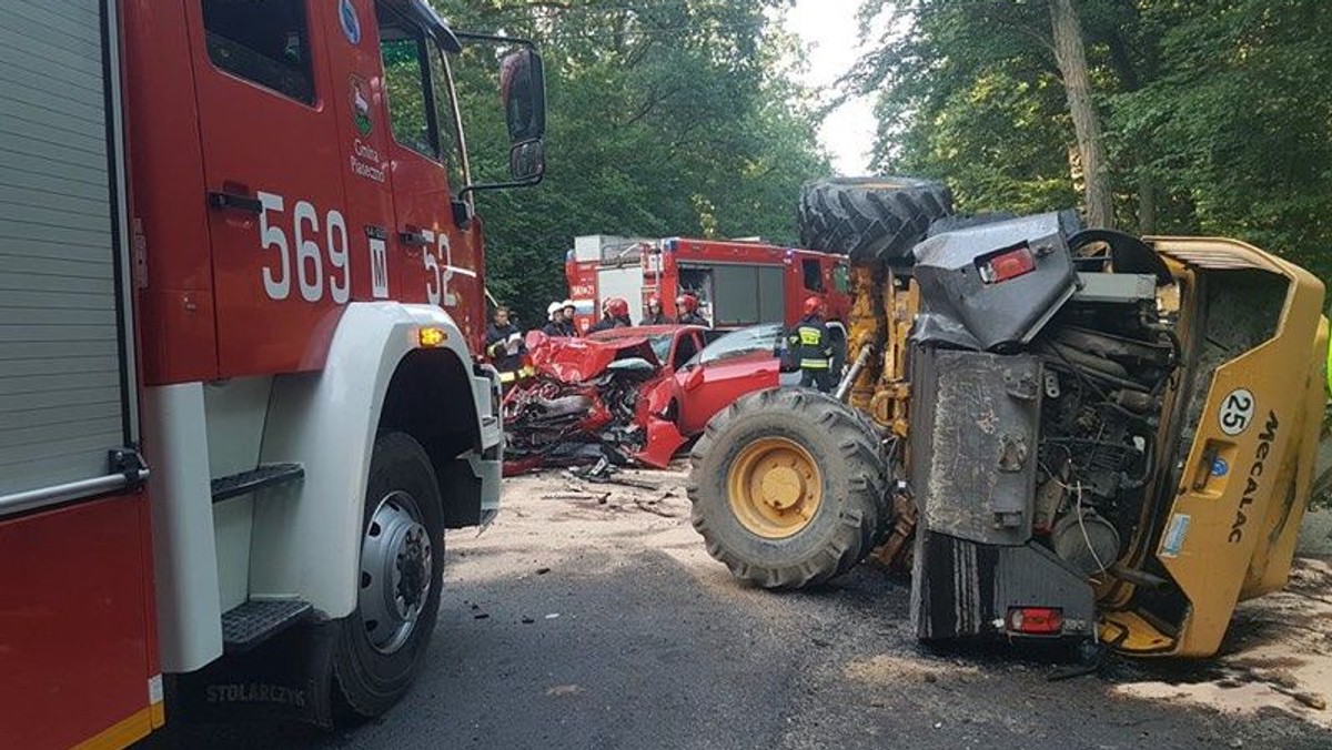 Mazowsze: Śmierć po zderzeniu z koparką. Policja szuka świadków