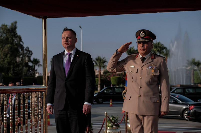 Andrzej Duda w Kairze