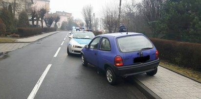 Kompletnie pijany potrącił policjanta