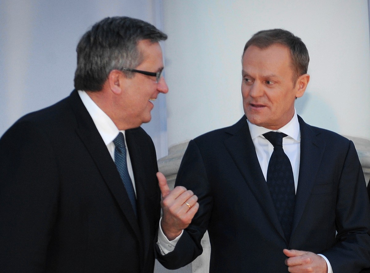 Bronisław Komorowski i Donald Tusk