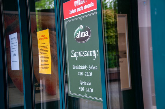Ostatnie dni sklepu Alma w Krakowie