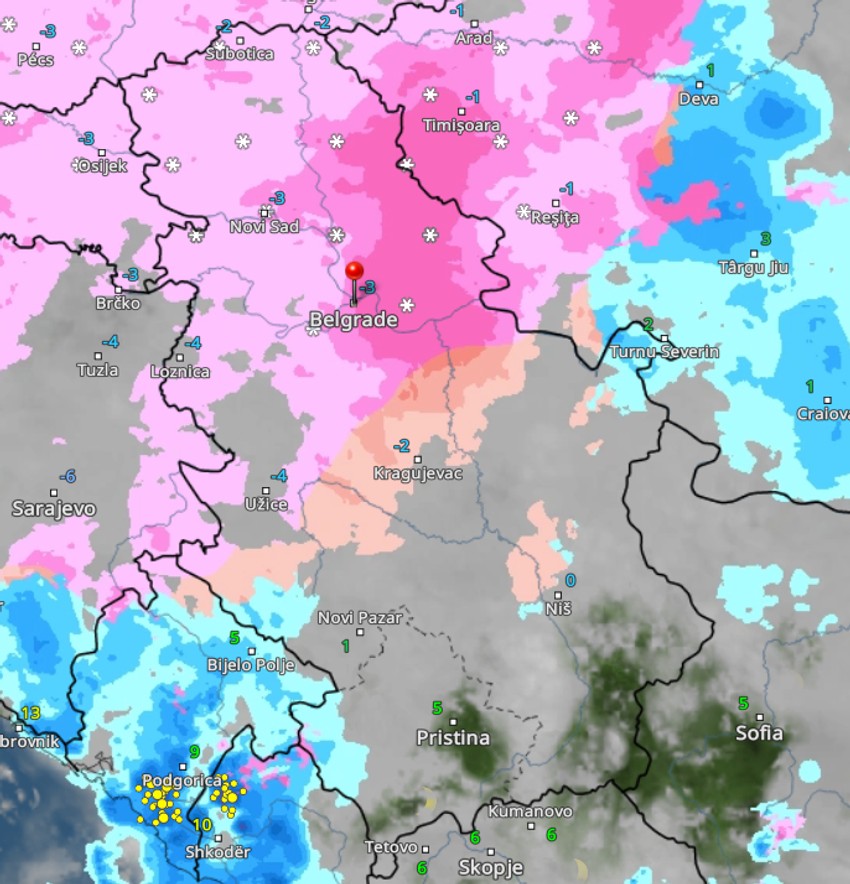Vremenski radar u 6 sati ujutru, Božić