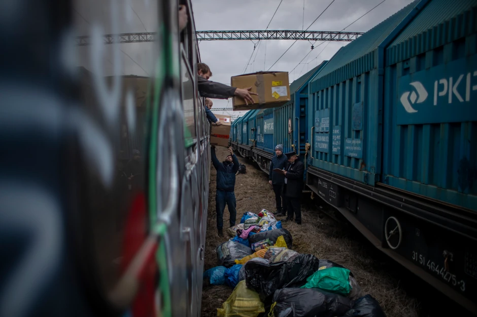 Voz za ukrajinske izbeglice u Pšemislu, Poljska