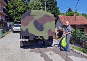 Pomoć Vojske Srbije u vodosnabdevanju Čačka i Gornjeg Milanovca