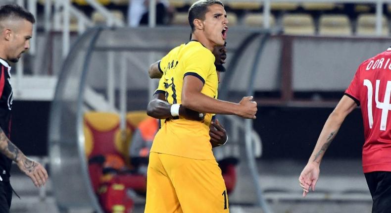 Erik Lamela scored the opening goal as Tottenham won 3-1 over Shkendija in Macedonia