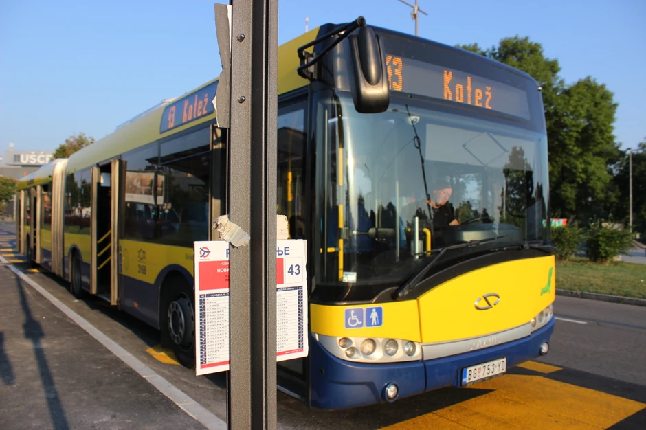 Linija 43 takođe menja trasu