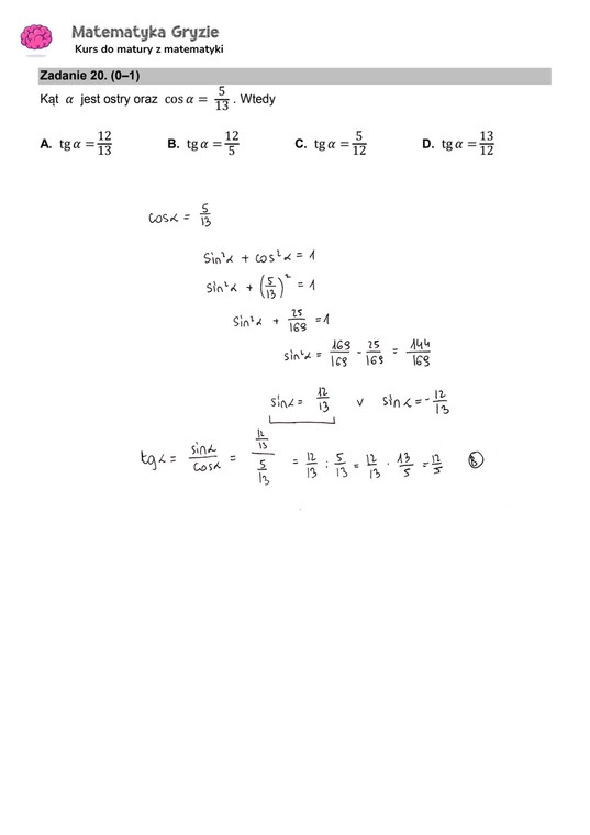 Matura 2024. Matematyka - poziom podstawowy [ARKUSZE CKE i ODPOWIEDZI]