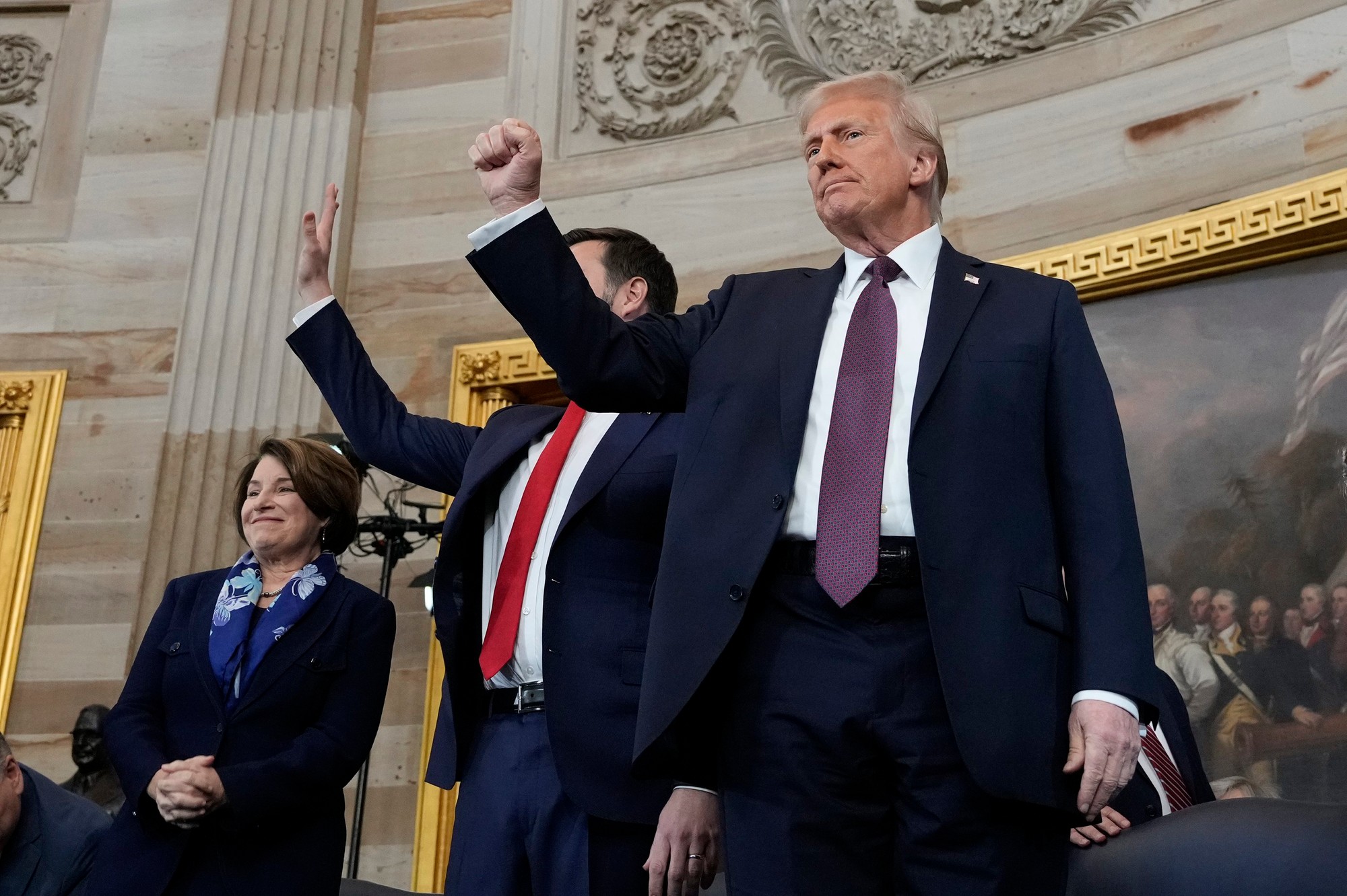 Americký prezident Donald Trump so svojim viceprezidentom JD Vanceom.