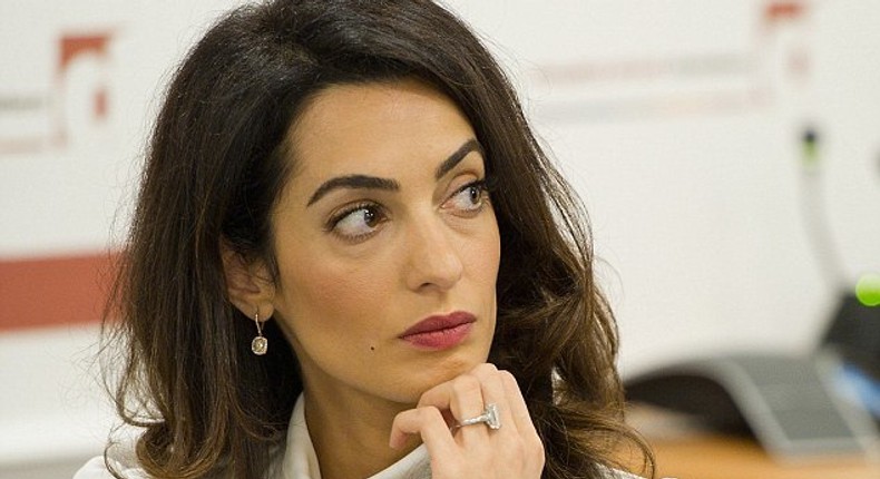 Amal Clooney.