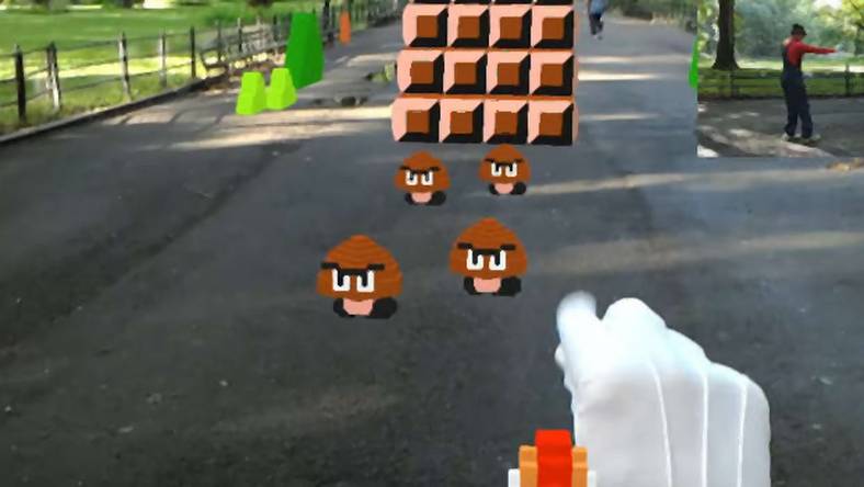Dzięki HoloLens można zagrać w Super Mario w prawdziwym świecie (wideo)