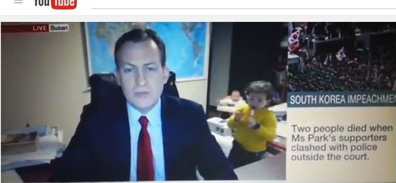 Relacja korespondenta BBC zakłócona przez jego dzieci. To nagranie podbija Internet