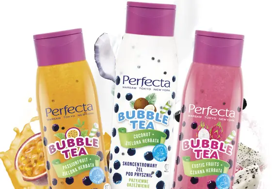 Weź prysznic z Perfecta Bubble Tea! Owocowe fuzje dla ciała i zmysłów