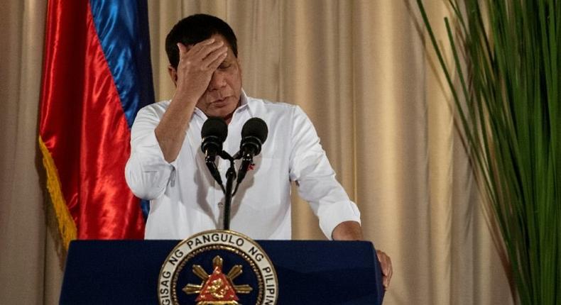 “I was touching what was inside the panty when she woke up – Philippines president confesses