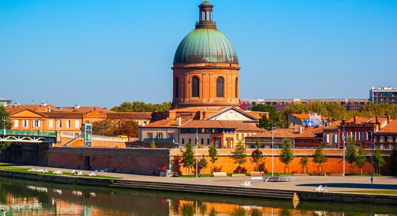 Dme de la Chapelle Saint-Joseph de la Grave is a chapel by the river Garonne in Toulouse, poised to be a top travel destination in 2025.saiko3p/Shutterstock