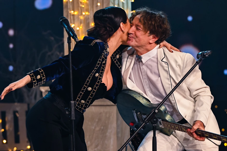 Ceca Ražnatović i Goran Bregović 