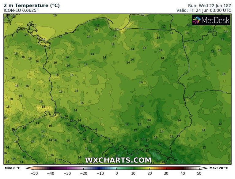 Noc miejscami będzie jeszcze rześka