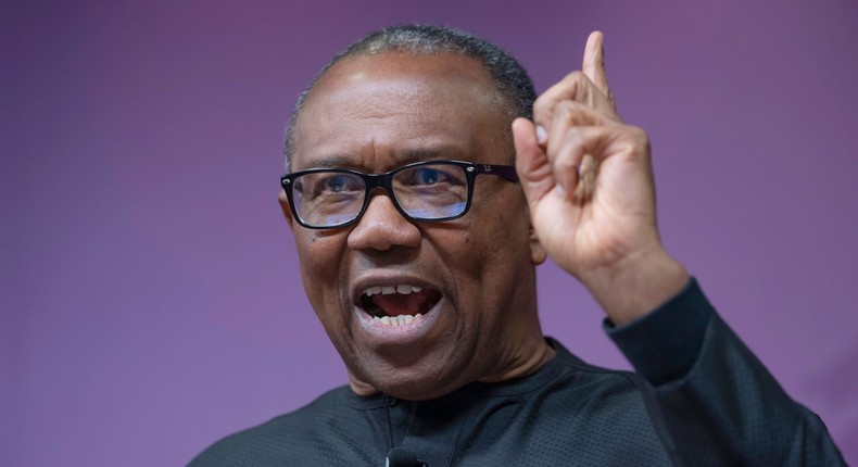 Peter Obi insists the won the 2023 presidential election. (Daily post)