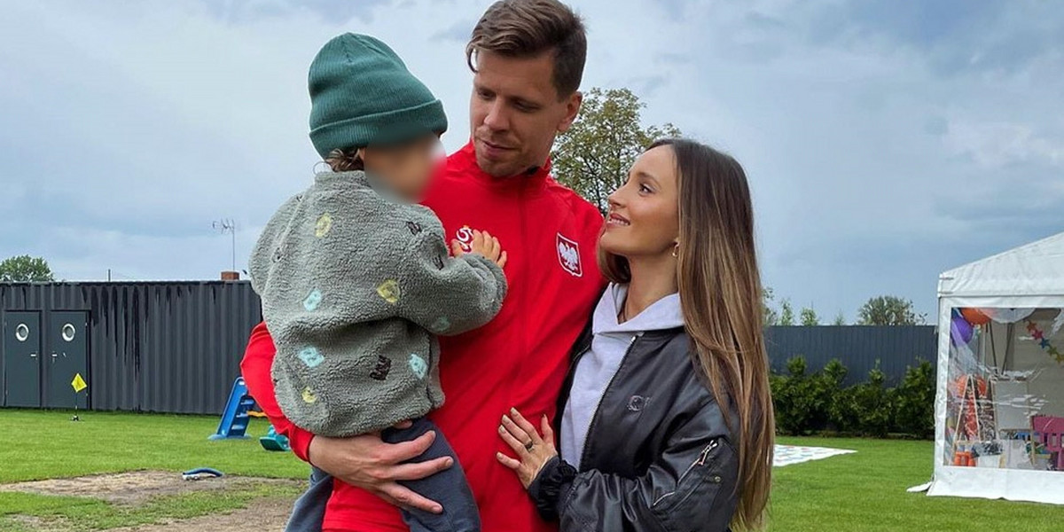 Marina i Wojciech Szczęśni z synem Liamem.