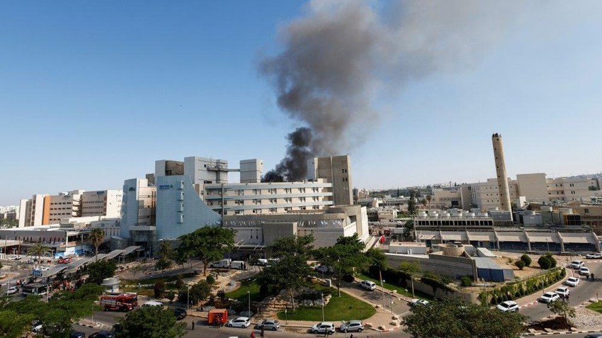 Pogled na pogođenu bolnicu Soroka | Foto: REUTERS/Amir Cohen