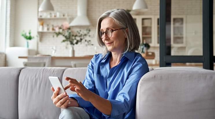 Az internet a kapcsolattartásban, az információszerzésben is segíti az időseket / Fotó: Shutterstock
