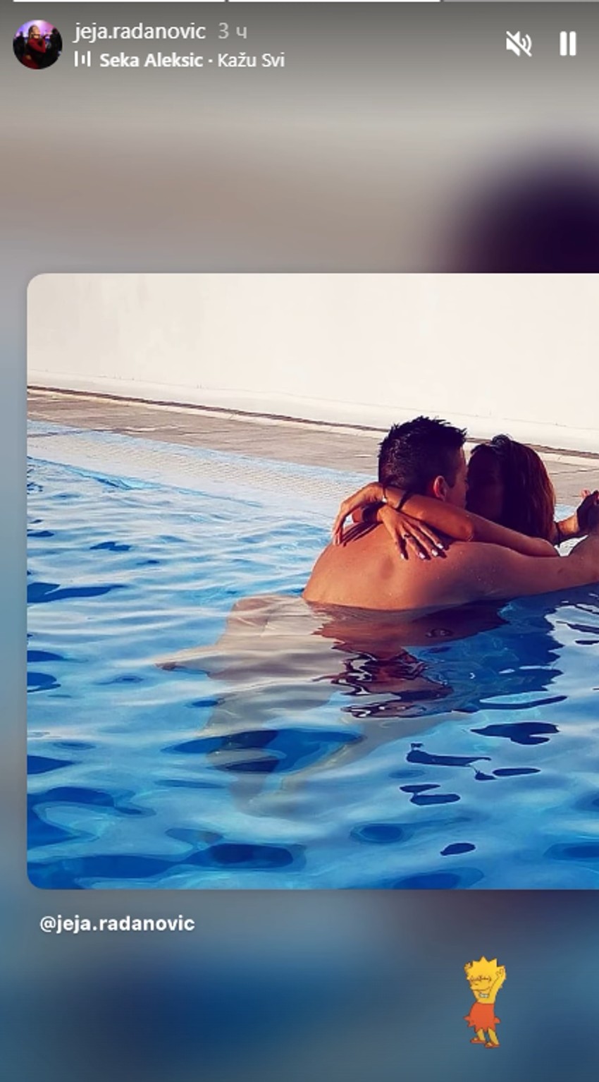 Sloba i Jelena Radanović proslavili sedmu godišnjicu