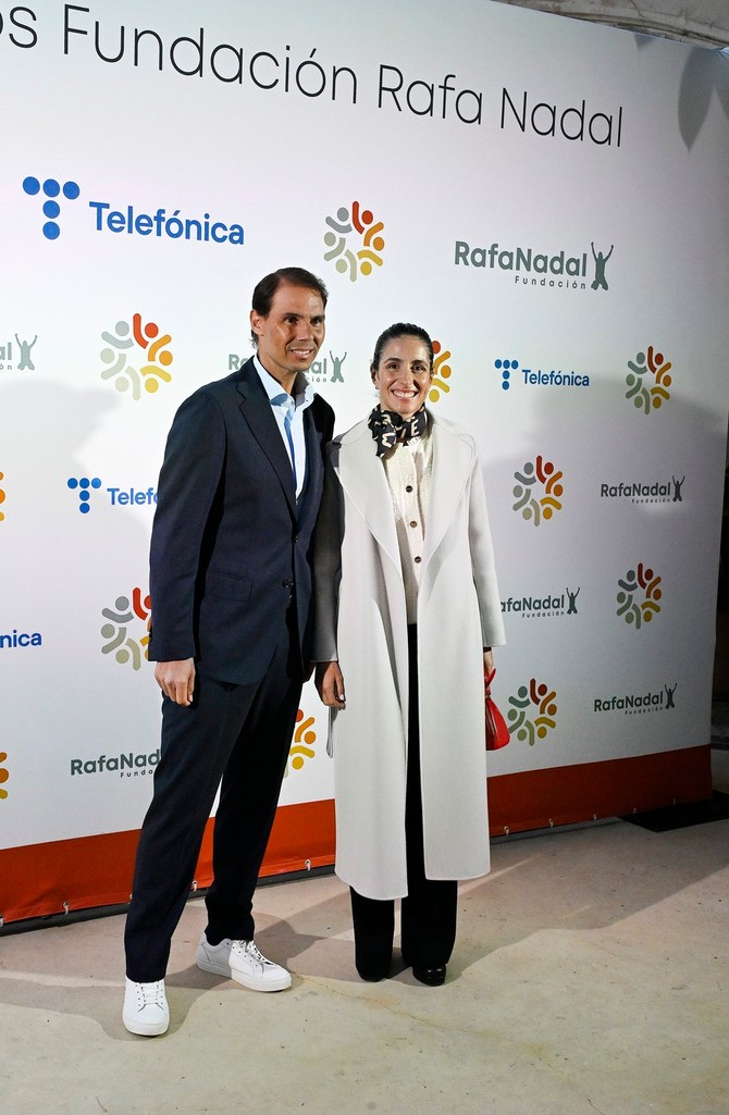 Rafael Nadal sa suprugom