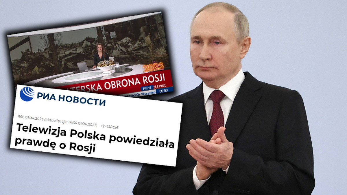 Wpadka TVP wykorzystana przez rosyjską propagandę. "Powiedzieli prawdę"