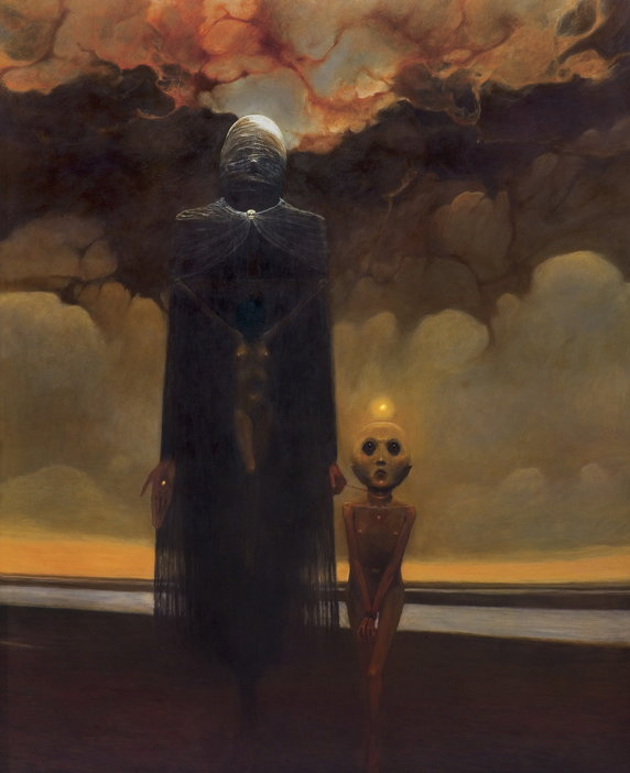 Zdzisław Beksiński, “Bez tytułu”, 1973