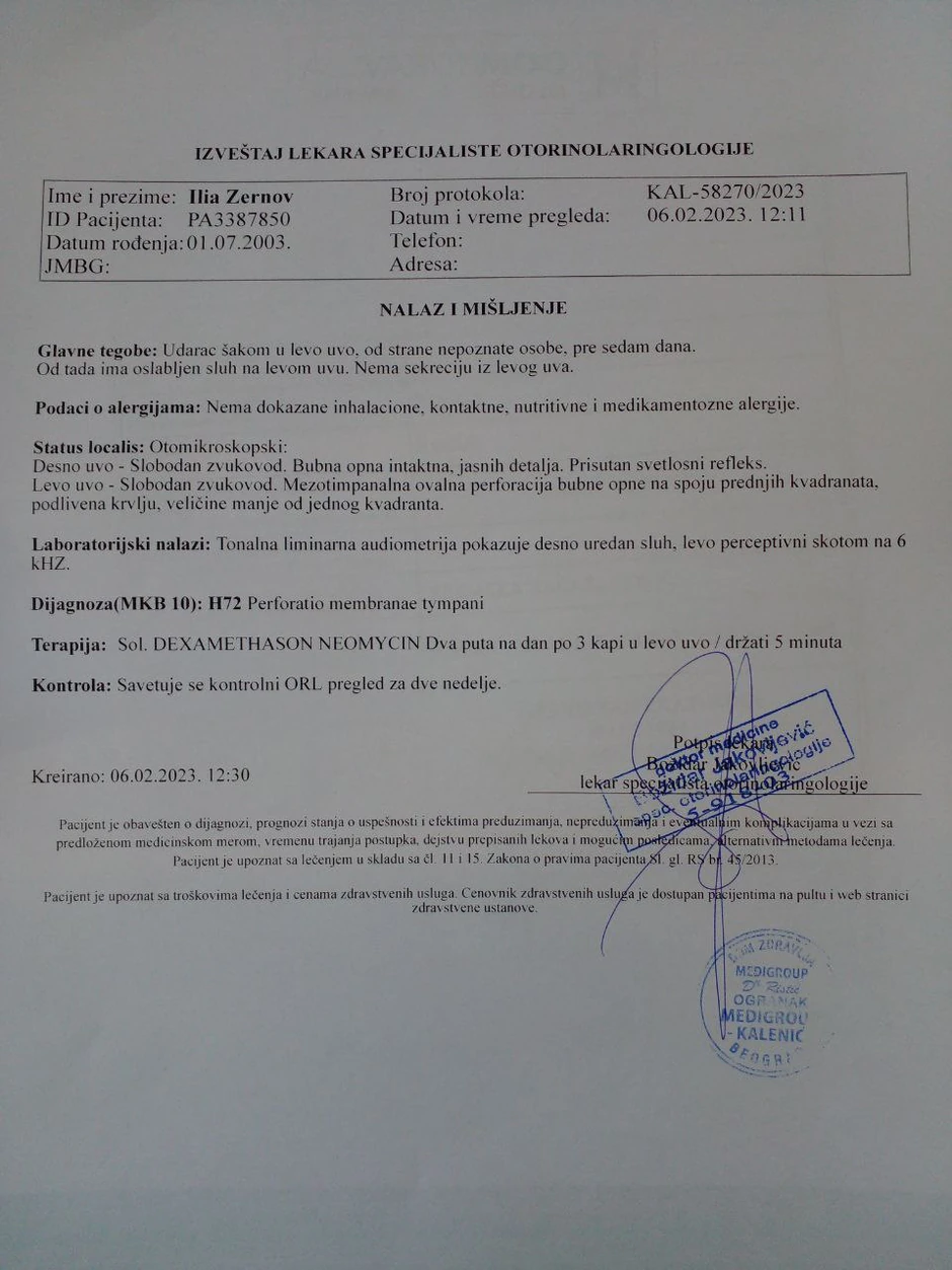 medicinska dokumentacija