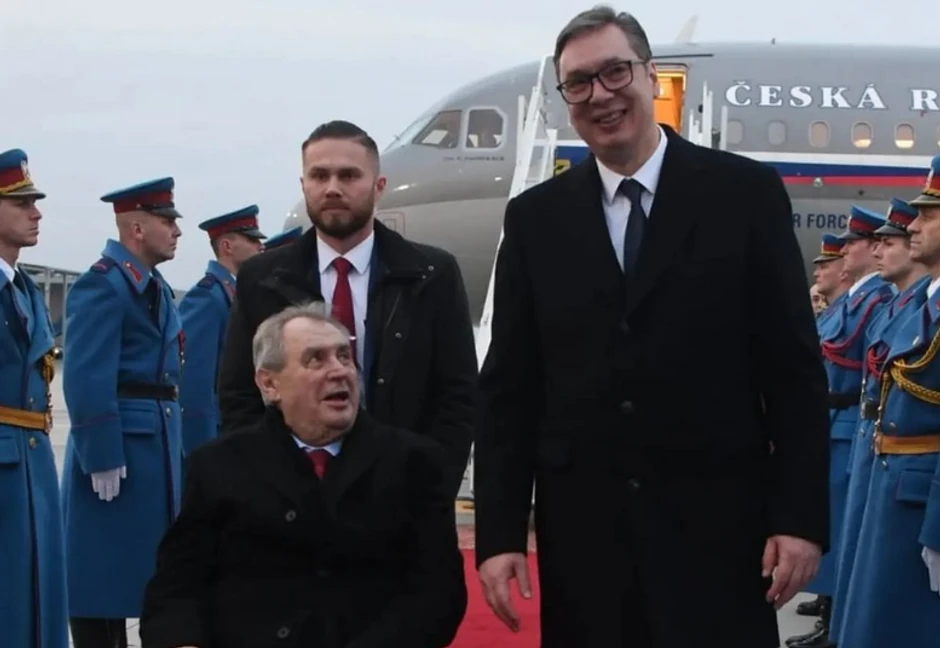 Aleksandar Vučić i Miloš Zeman