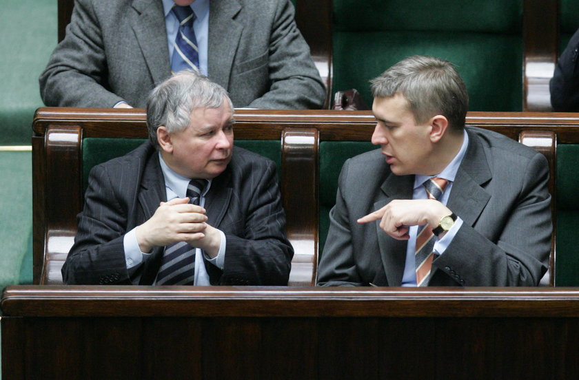 Jarosław Kaczyński i Roman Giertych