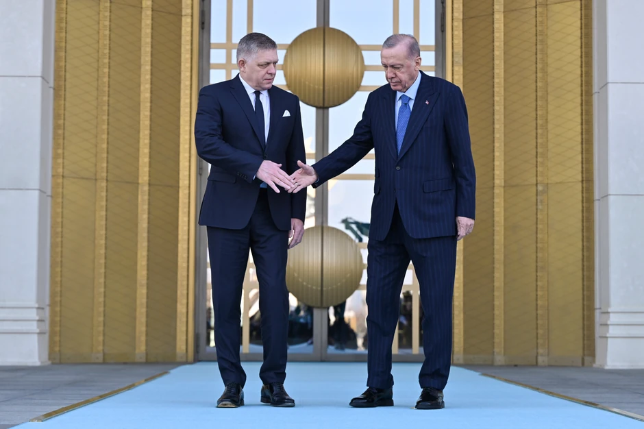 Robert Fico i Redžep Tajip Erdogan u Ankari 20. januara