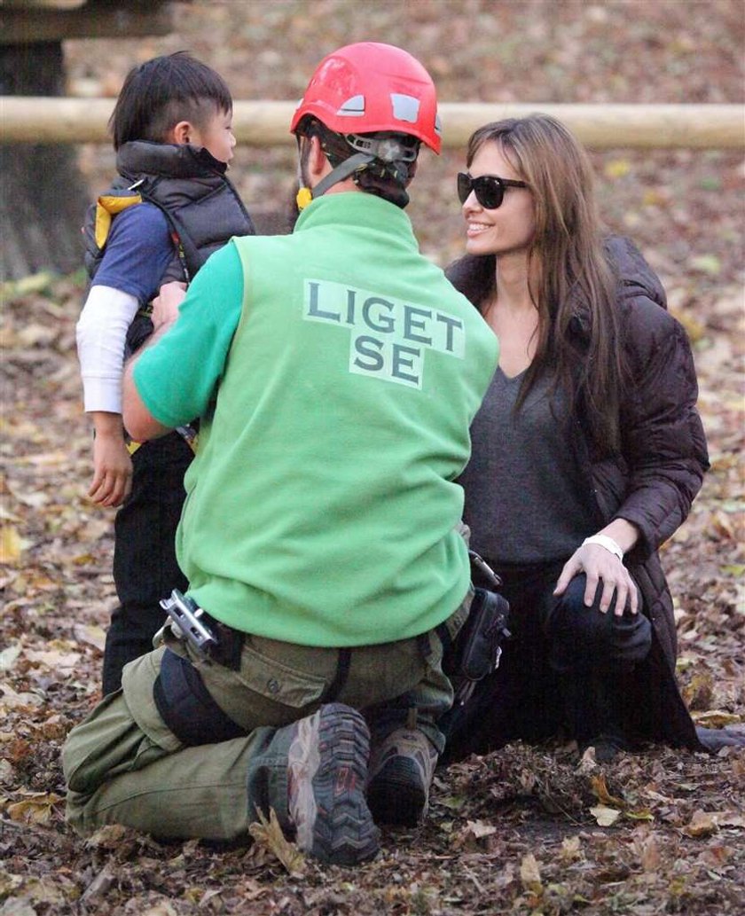 Jolie i Pitt zabrali dzieci do parku