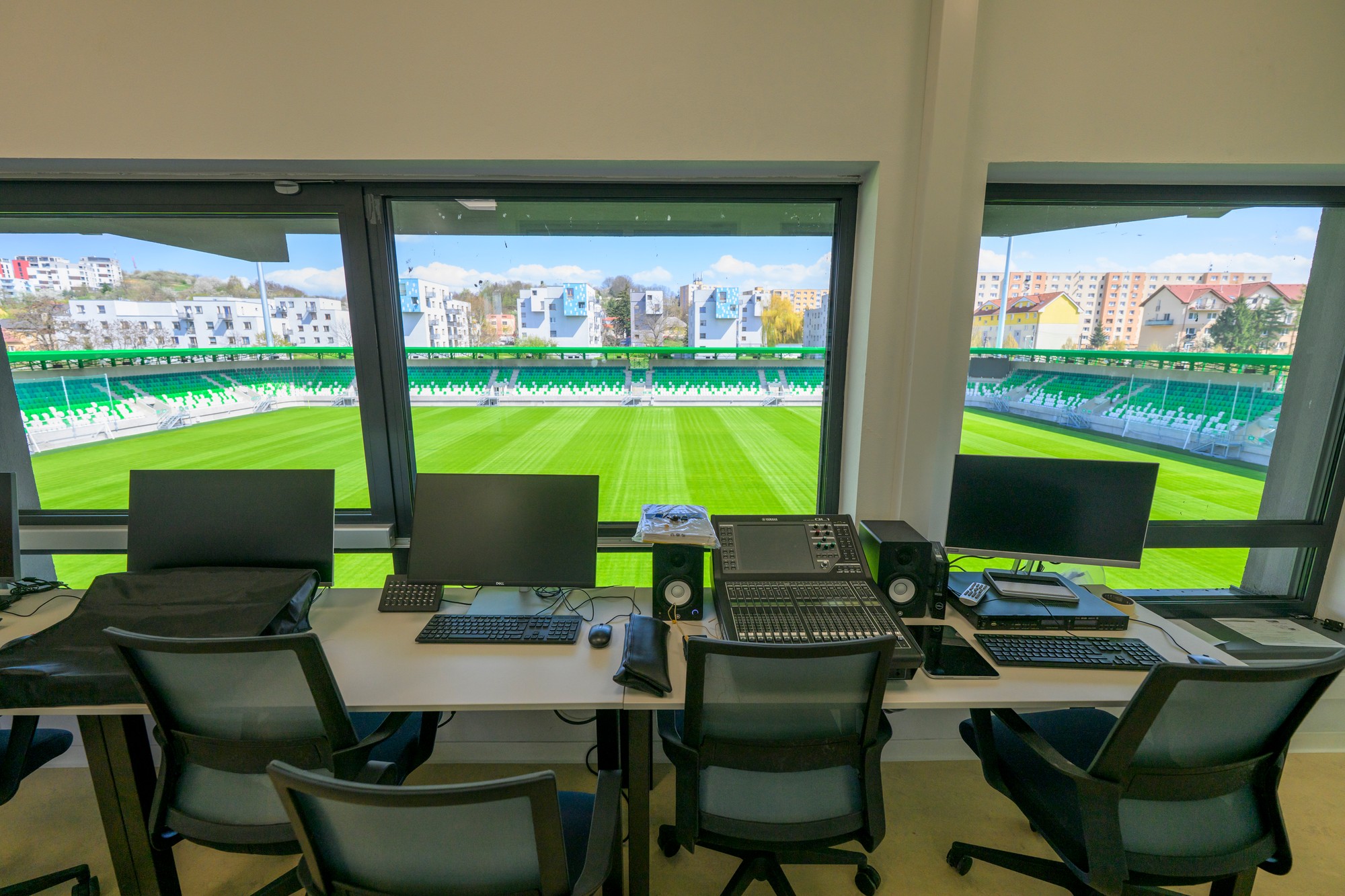 Futbal Tatran Aréna v Prešove.