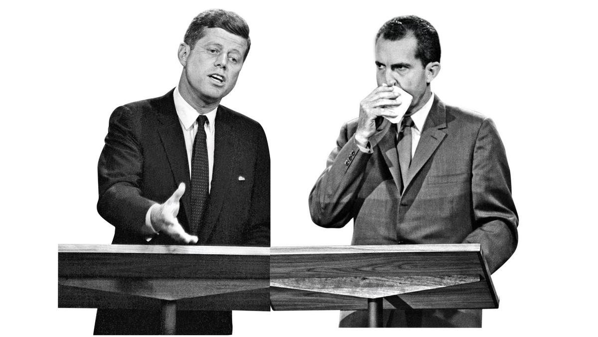 John F. Kennedy i Richard Nixon w 1960 r. 